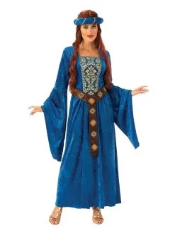 Juliet Medieval Maiden Costume For Adults