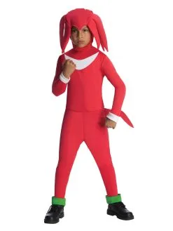 Knuckles Costume For Kids - Sonic The Hedgehog