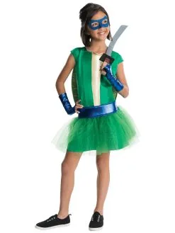 Leonardo Deluxe Tutu Costume For Kids - Nickelodeon Teenage Mutant Ninja Turtles