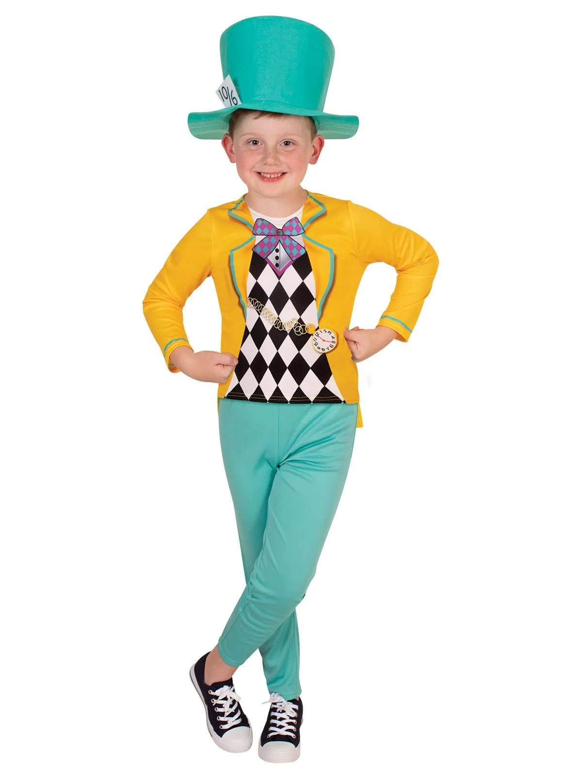 Mad Hatter Costume For Kids - Disney Alice In Wonderland - Image 3