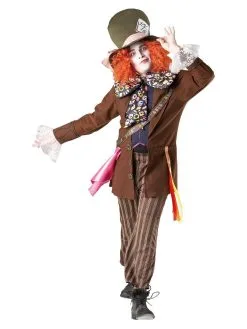 Mad Hatter Deluxe Costume For Adults - Disney Alice In Wonderland