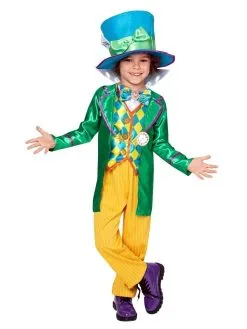 Mad Hatter Deluxe Costume For Kids - Disney Alice In Wonderland