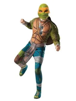 Michelangelo Deluxe Costume For Adults - Nickelodeon Teenage Mutant Ninja Turtles