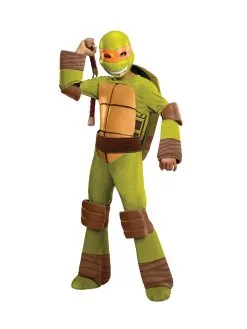 Michelangelo Deluxe Costume For Kids - Nickelodeon Teenage Mutant Ninja Turtles