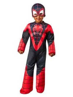 Miles Morales Spider-Man Costume For Toddlers - Marvel Spidey & His Amazing Friends