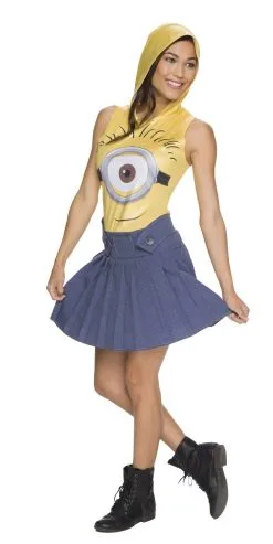 Minion Face Dress Costume For Adults - Universal Despicable Me