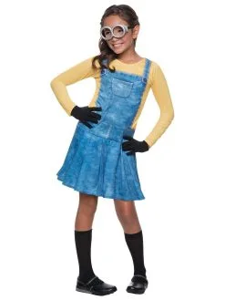 Minion Girl Costume For Kids - Universal Despicable Me
