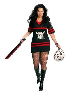 Miss Voorhees Sexy Plus Size Costume For Adults - Friday The 13th