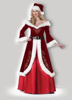 Mrs St Nick Costume For Adults