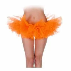 Neon Orange Tutu For Adults