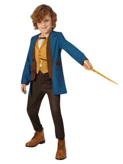 Newt Scamander Deluxe Costume For Kids - WB Fantastic Beasts & Where To Find Them