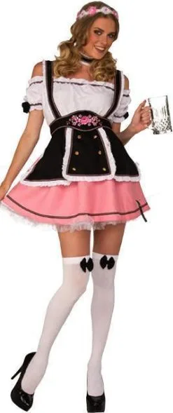 Oktoberfest Fraulein Beer Maid Deluxe Costume For Adults
