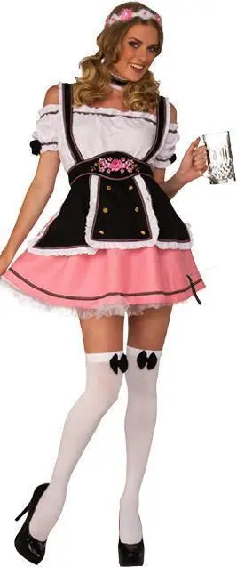 Oktoberfest Fraulein Beer Maid Deluxe Costume For Adults