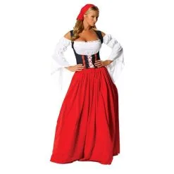 Roma Oktoberfest Swiss Miss Costume For Adults