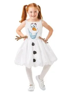 Olaf Tutu Dress For Kids - Disney Frozen 2