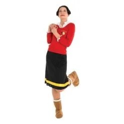 Olive Oyl Costume For Adults - Popeye The Sailer