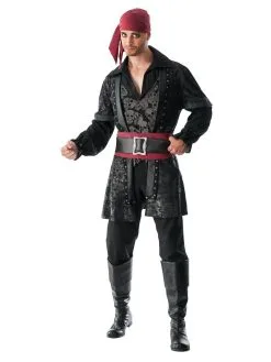 Pirate Black Beard Costume For Adults