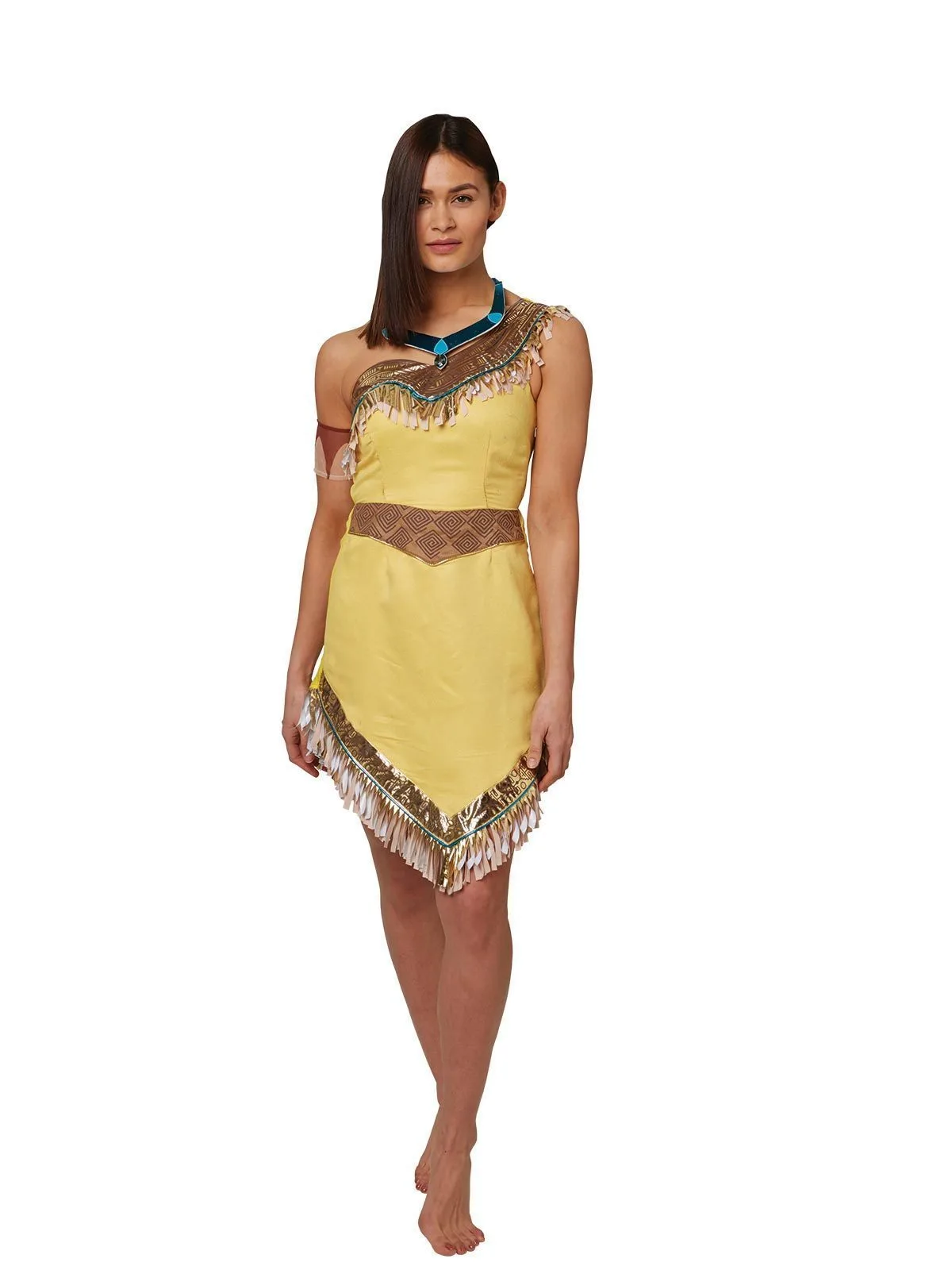 Pocahontas Deluxe Costume For Adults - Disney Pocahontas - Image 3