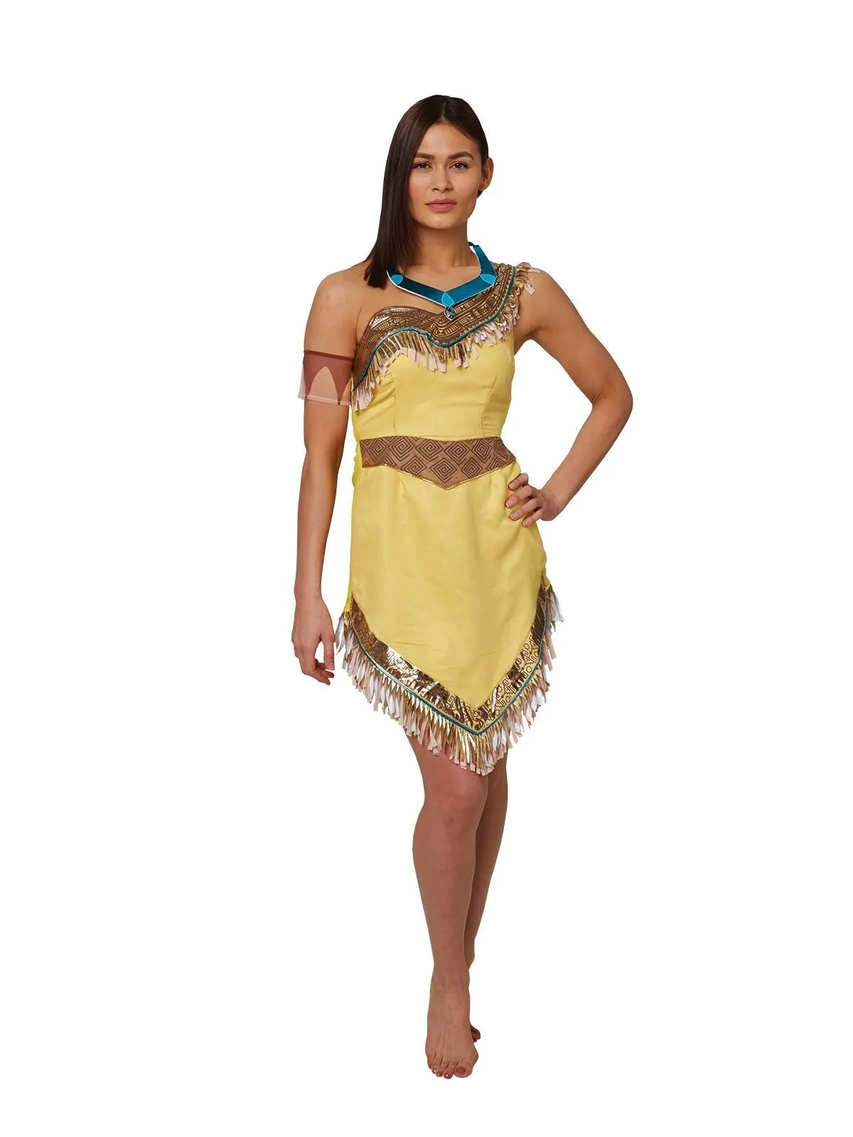 Pocahontas Deluxe Costume For Adults - Disney Pocahontas - Image 4