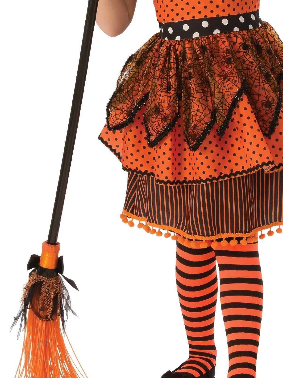 Polka Dot Witch Costume For Kids - Image 3