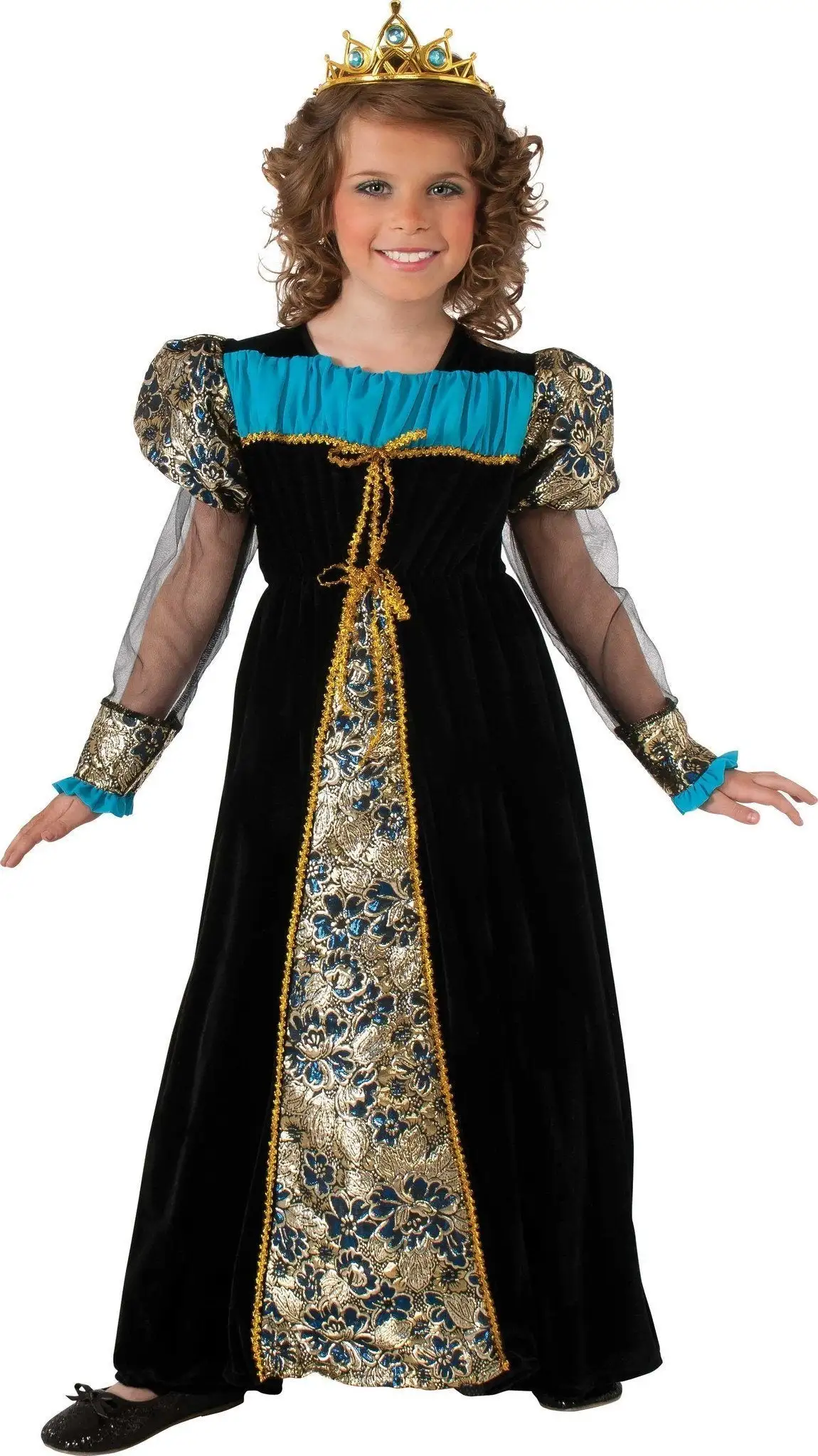 Princess Camelot Black Costume For Kids