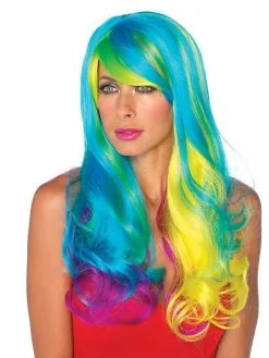 LEG AVENUE Prism Rainbow Wig For Adults