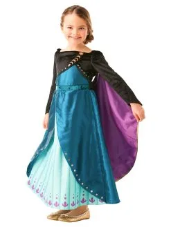 Queen Anna Premium Costume For Kids - Disney Frozen 2