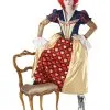 Queen Of Hearts Red Deluxe Costume For Adults - Disney Alice In Wonderland