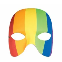 Forum Novelties Rainbow Half Mask For Adults