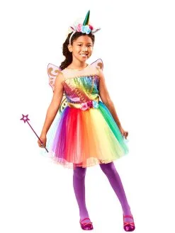 Rainbow Unicorn Tutu Costume For Kids
