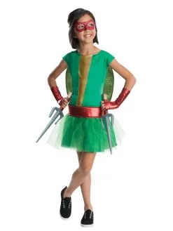 Raphael Deluxe Tutu Costume For Kids - Nickelodeon Teenage Mutant Ninja Turtles