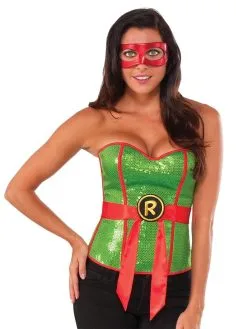 Raphael Sequin Corset For Adults - Nickelodeon Teenage Mutant Ninja Turtles
