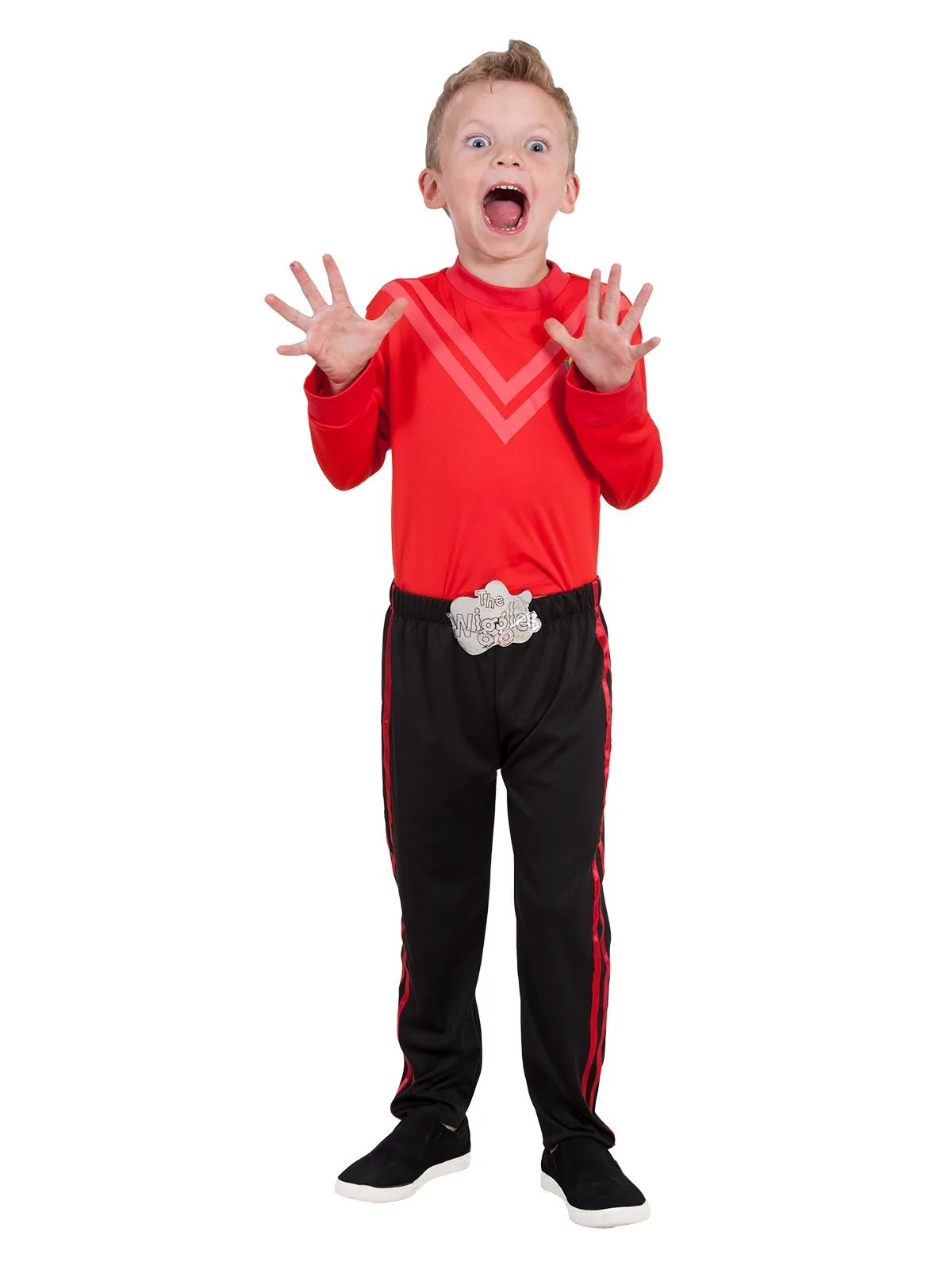 Red Simon Wiggle Deluxe Costume For Kids - The Wiggles - Image 2