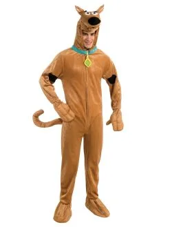 Scooby Doo Deluxe Costume For Adults - Warner Bros Scooby Doo