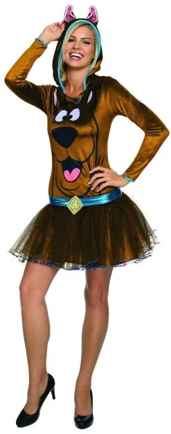 Scooby Doo Hooded Tutu Costume For Adults - Warner Bros Scooby Doo