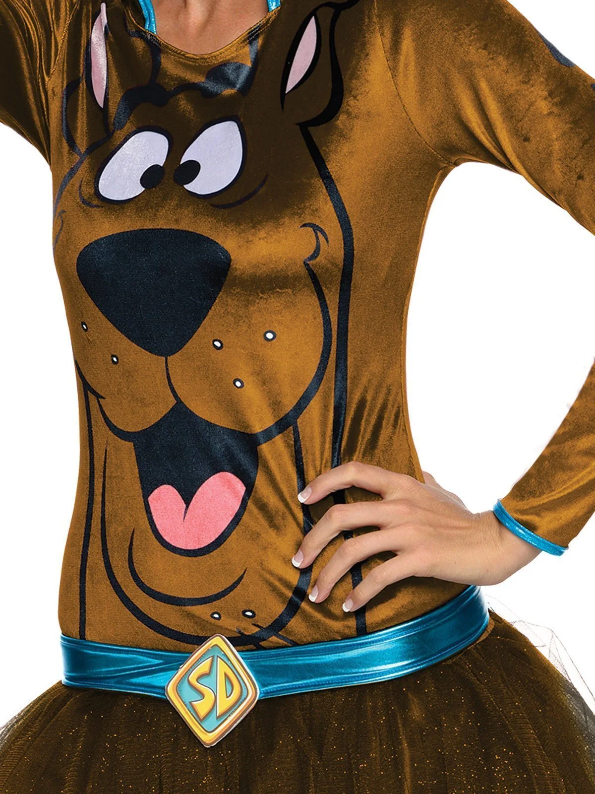 Scooby Doo Hooded Tutu Costume For Adults - Warner Bros Scooby Doo - Image 3