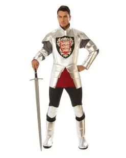 Silver Knight Costume For Adults