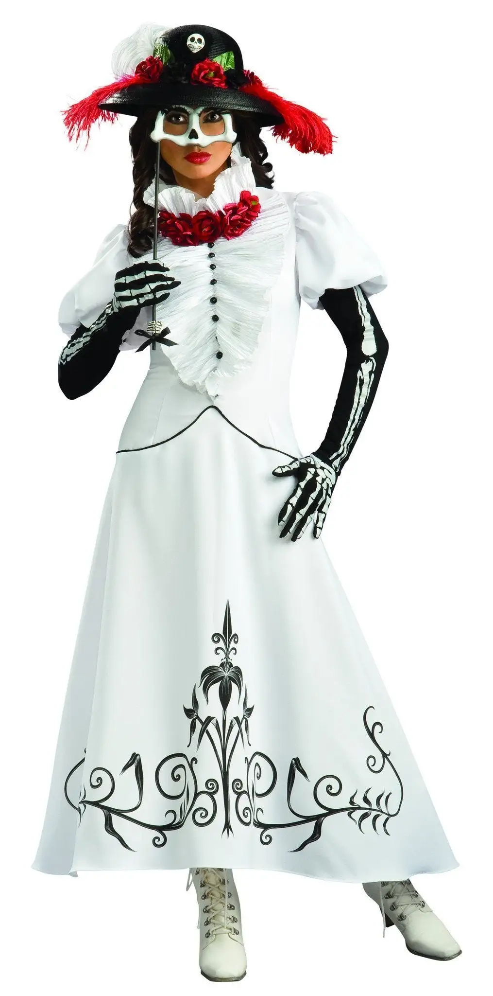 Skeleton Bride Collector's Edition Costume For Adults