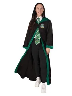 Slytherin Deluxe Robe For Adults - Warner Bros Harry Potter