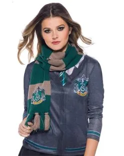 Slytherin Deluxe Scarf For Kids - Warner Bros Harry Potter