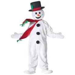 Fun World Snowman Mascot Costume For Adults