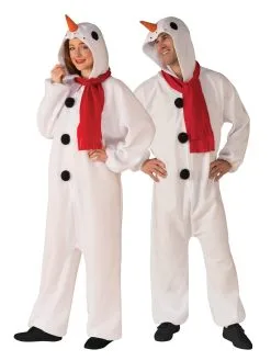 Snowman Onesie For Adults