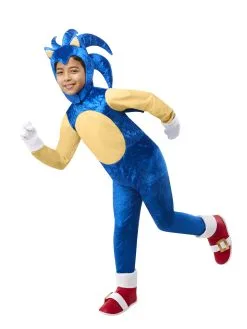 Sonic The Hedgehog Deluxe Costume For Kids - Sonic The Hedgehog