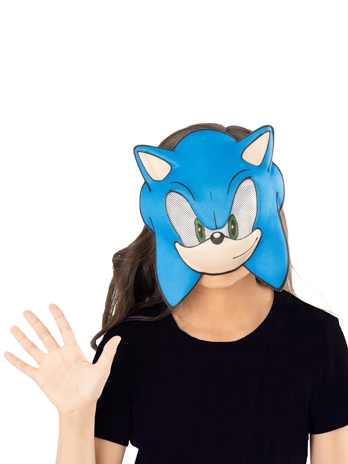 Sonic The Hedgehog Half Mask For Kids - Sonic The Hedgehog - Image 2