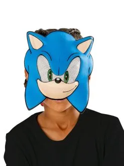Sonic The Hedgehog Half Mask For Kids - Sonic The Hedgehog