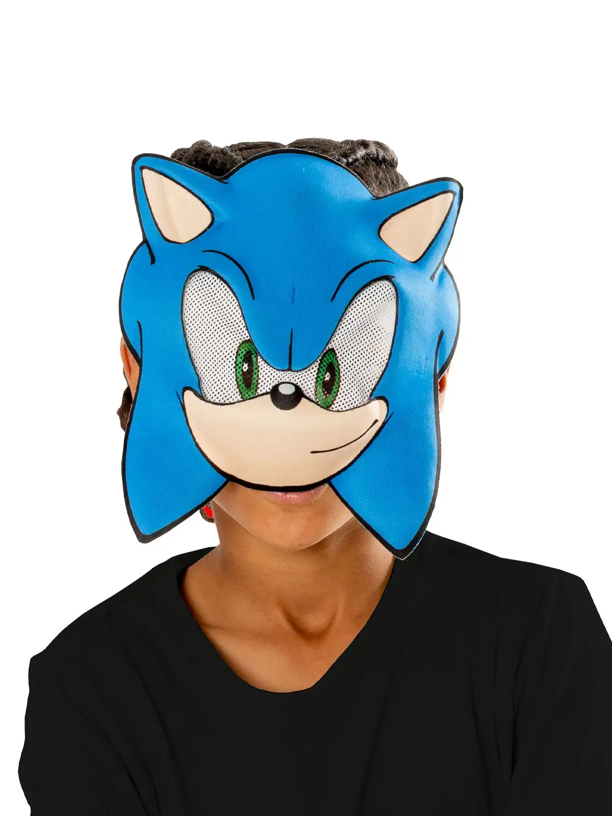 Sonic The Hedgehog Half Mask For Kids - Sonic The Hedgehog