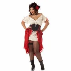 Spanish Cantina Gal Plus Size Costume For Adults