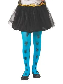 Spider-Girl Blue Tights For Kids -- Marvel Spider-Girl