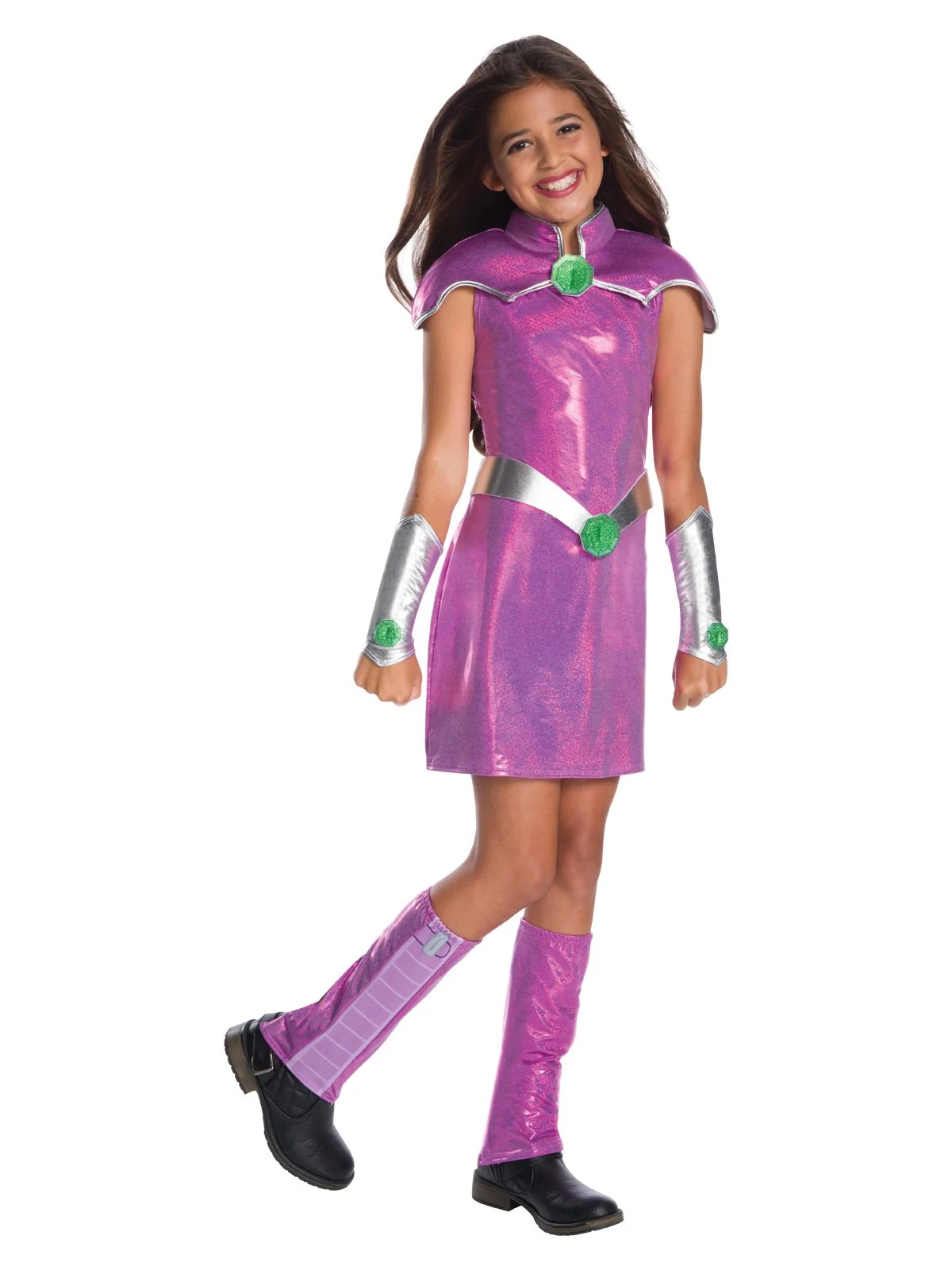 Starfire Deluxe Costume For Kids - Warner Bros Teen Titans