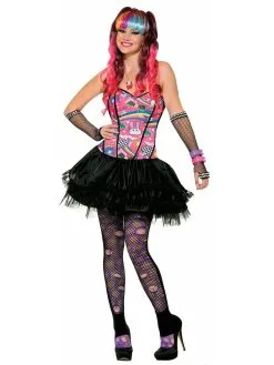 Forum Novelties Sugar Max 80s Rock Chick Costume For Adults